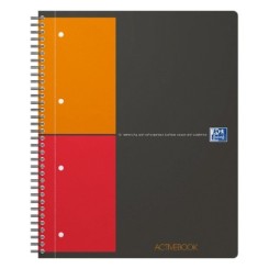 Cahier à spirales Activeboock A4 5X5 160P