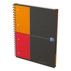 Cahier à spirales Oxford FILINGBOOK A4+ 5x5 dét. perf. + inter