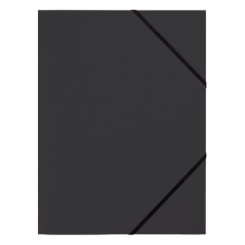 Chemise à élastique 3 rabats Elba PP Noir