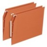 Dossier suspendu armoire kraft orange Fonds V pqt 25