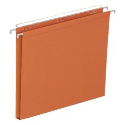 Dossier suspendu tiroir kraft orange Fonds 15 pqt 25