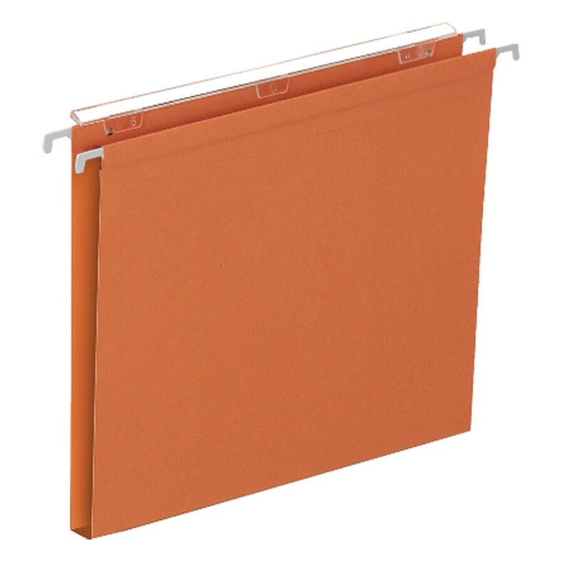 Dossier suspendu tiroir kraft orange Fonds 15 pqt 25