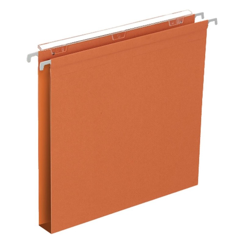 Dossier suspendu tiroir kraft orange Fonds 30 pqt 25