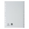 Intercalaires 20 touches A-Z Polypro
