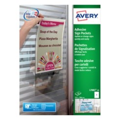 Pochette adhésive Avery de signalisation