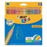 Crayons de couleur BIC TROPICOLOR boîte de 24