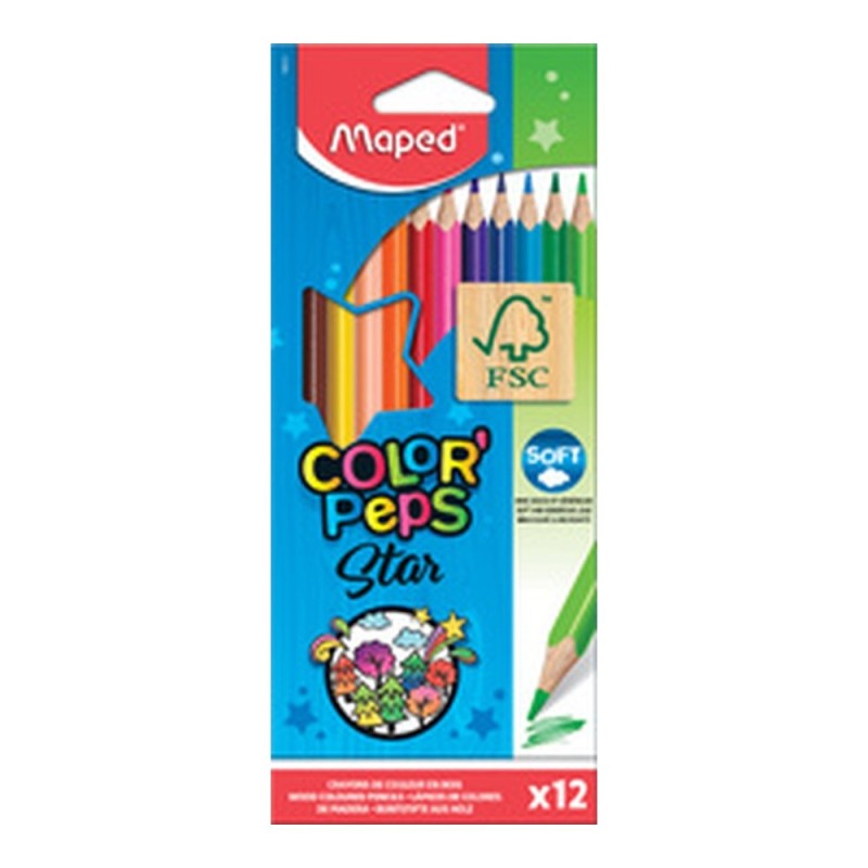 Crayons de couleur Maped COLOR'PEPS Star