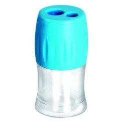 Taille crayon plastique 2 usages avec réservoir Wonday Bleu