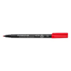 Staedtler Marqueur permanent 317M Lumocolor Rouge