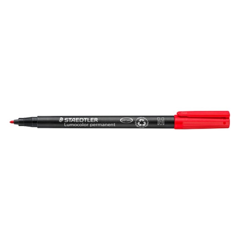 Staedtler Marqueur permanent 317M Lumocolor Rouge