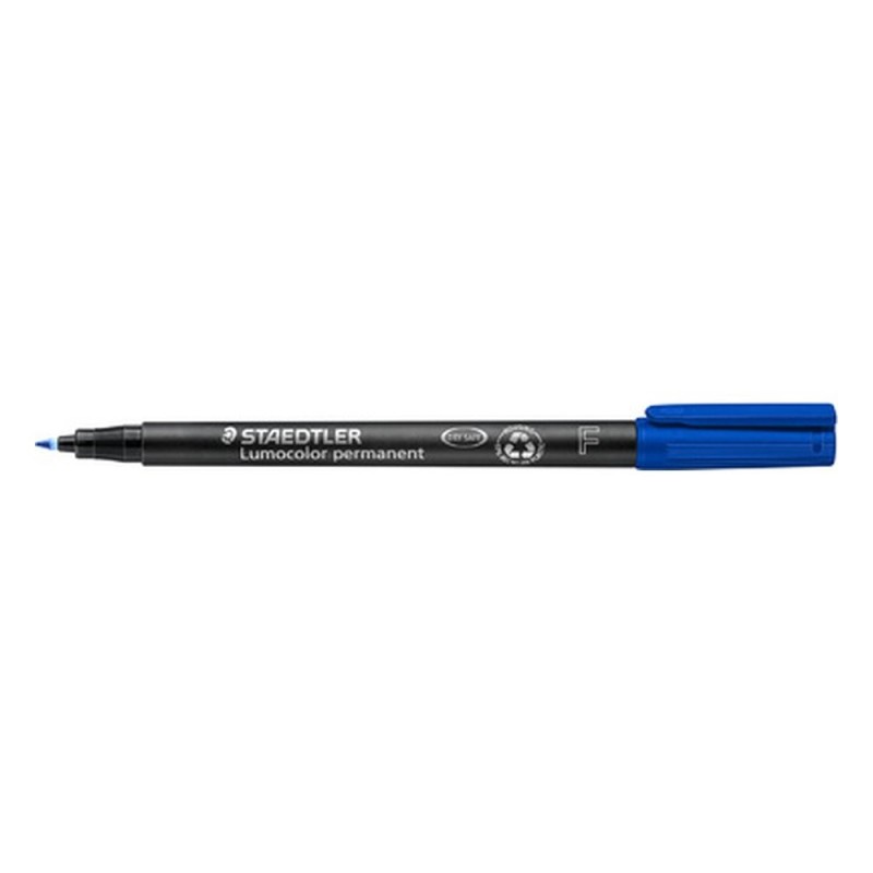 Staedtler Marqueur permanent 318F Lumocolor Bleu