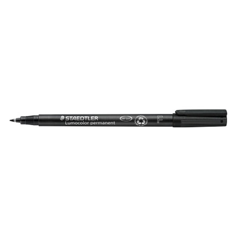 Staedtler Marqueur permanent 318F Lumocolor Noir