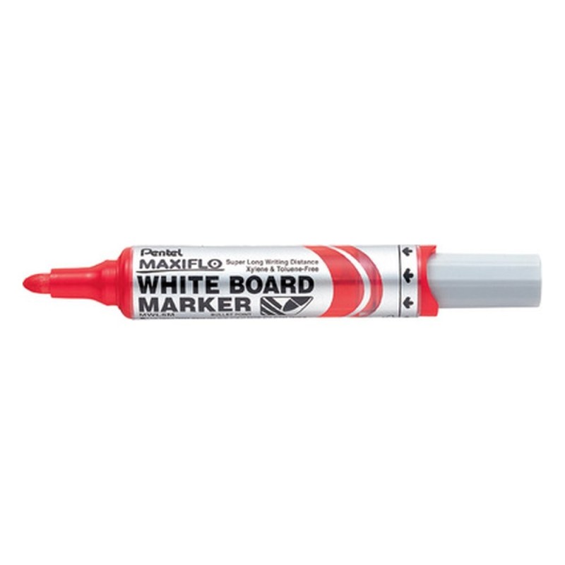 Pentel Marqueur pour tableau blanc MAXIFLO MWL5M Rouge