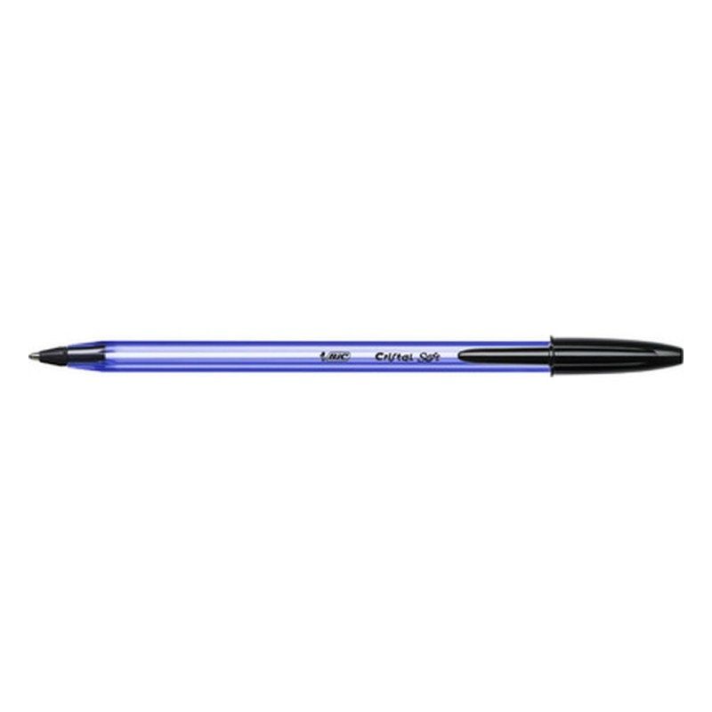 BIC Stylo à bille Cristal Soft Noir