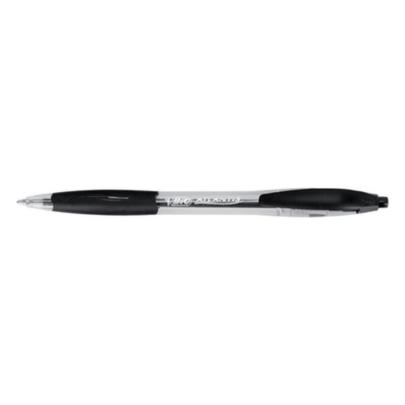 BIC Stylo à bille rétractable Atlantis Noir
