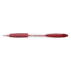 BIC Stylo à bille rétractable Atlantis Rouge