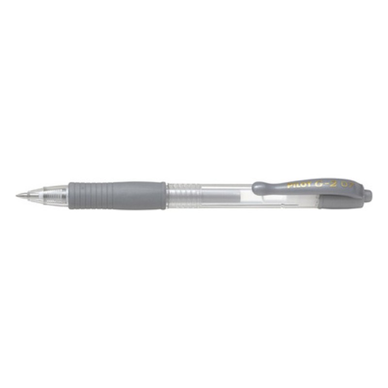 Pilot Stylo bille à encre gel G2 07 Metallic Argent