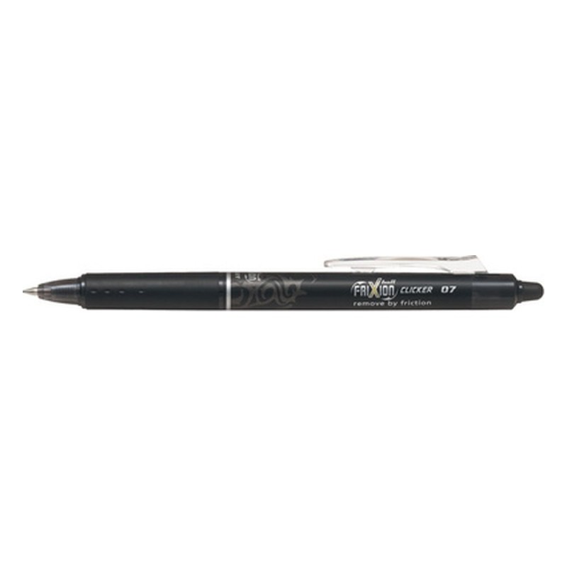 Pilot stylo roller FriXion ball clicker 07 Noir