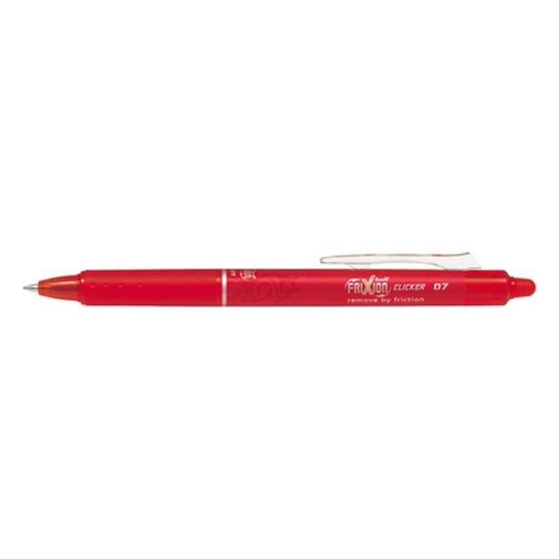 Pilot stylo roller FriXion ball clicker 07 Rouge