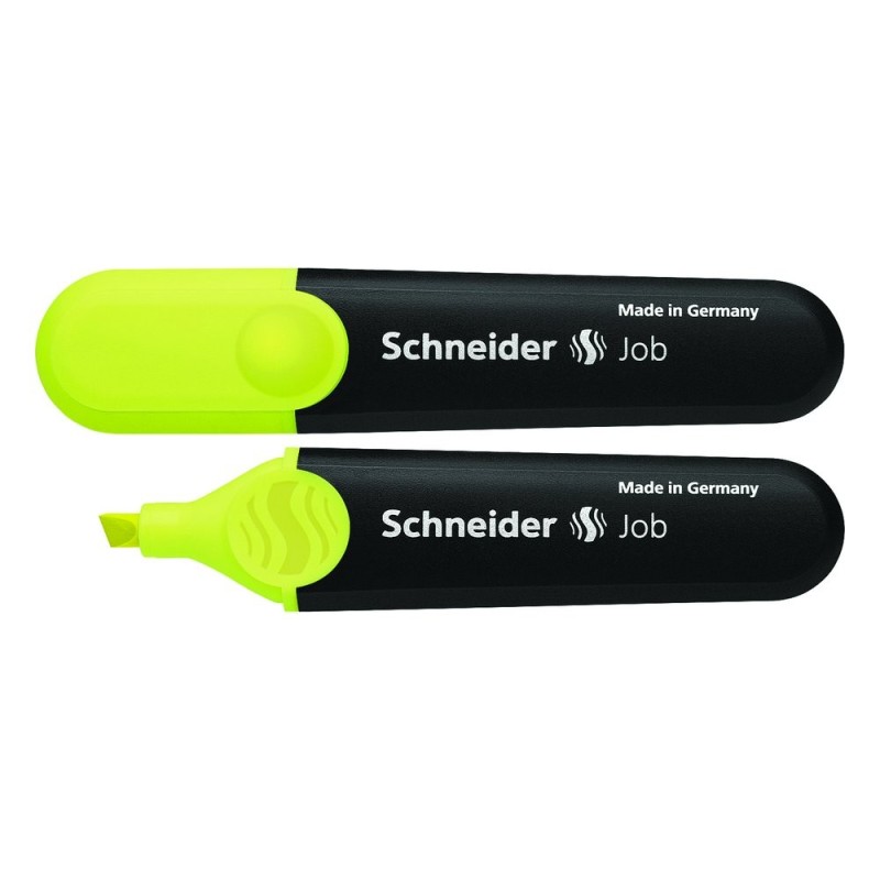Surligneur Schneider Pointe biseautée Jaune