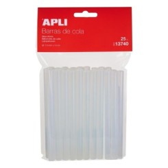 Apli 13740 - Lot de 25 recharges de bâtons de colle - Ø 7