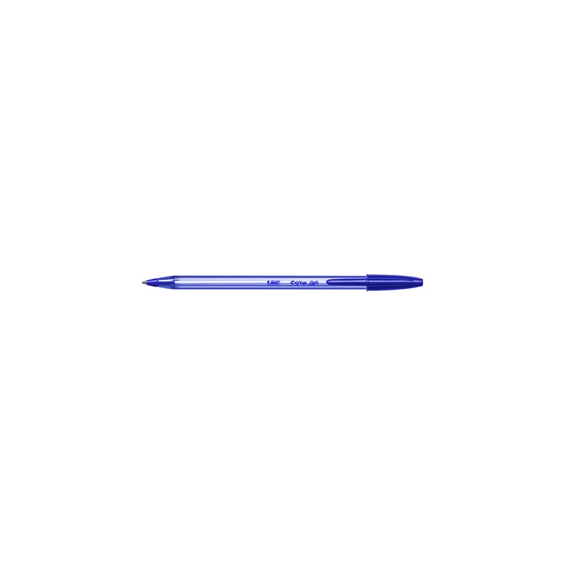 BIC Stylo à bille Cristal Soft, bleu