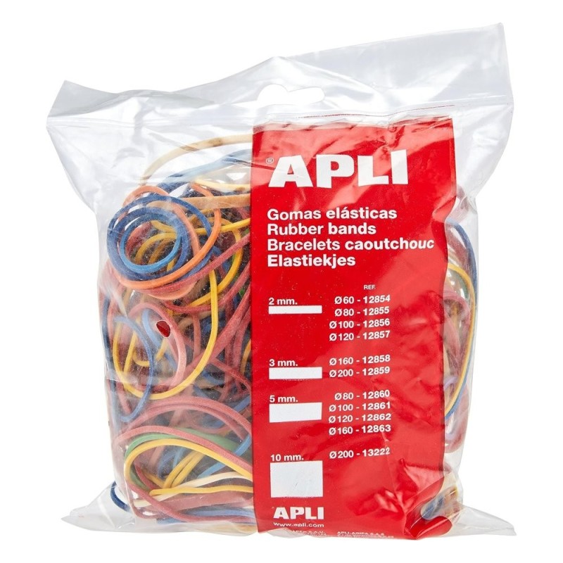 Apli Bracelet caoutchouc couleur assortis