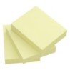 Bloc-notes Q-Connect quick notes 38x51mm 3 blocs 100f repositionnables coloris jaune
