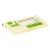 Bloc-notes Q-Connect quick notes 76x127mm 1 bloc 100f repositionnables coloris jaune