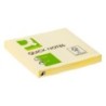Bloc-notes Q-Connect quick notes 76x76mm 1 bloc 100f repositionnables coloris jaune