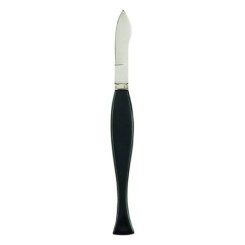 Grattoir 2 usages 18 cm manche plastique noir