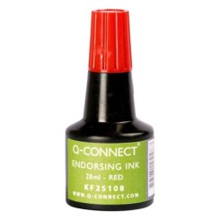 Encre à tampons coloris flacon 28ml Rouge