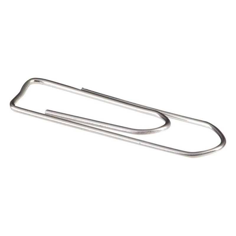 Boîte de 100 trombones 32 mm Acier galvanisé