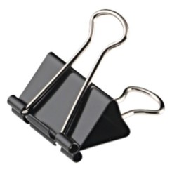 Boîte de 12 pinces double-clip 25 mm