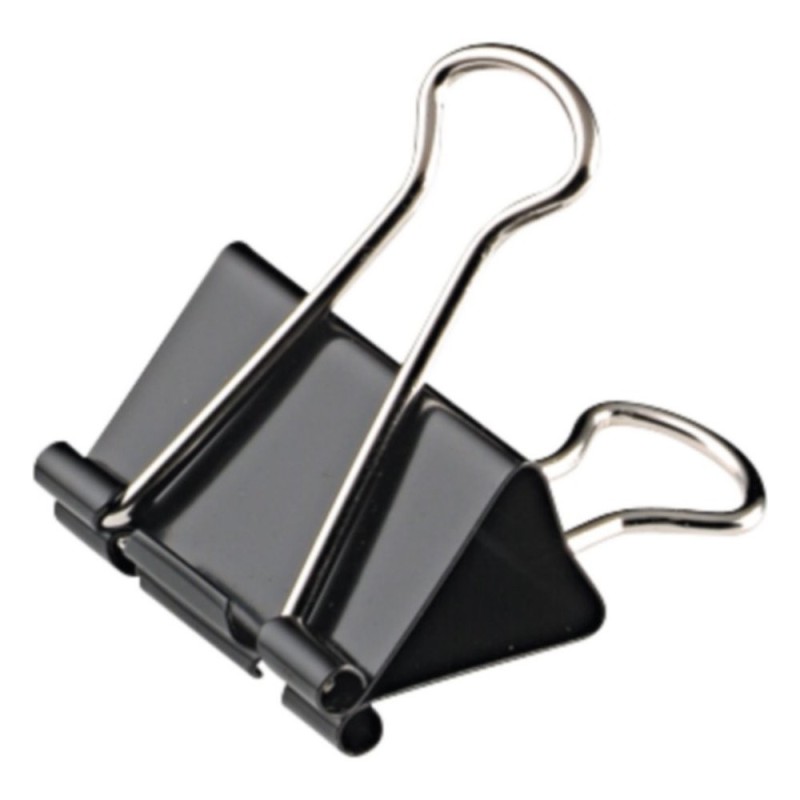 Boîte de 12 pinces double-clip 25 mm